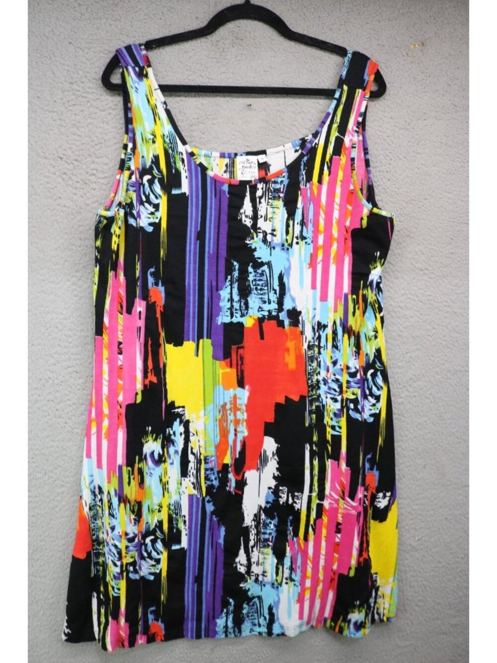 Parsley & Sage Tank Dress-XL-Art to Wear-Boho-Colorful